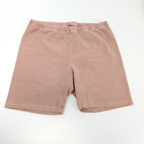 SKIMS High Rise Stretch Outdoor Basic Bike Shorts in Tigers Eye Plus Size 2X - Picture 2 of 5